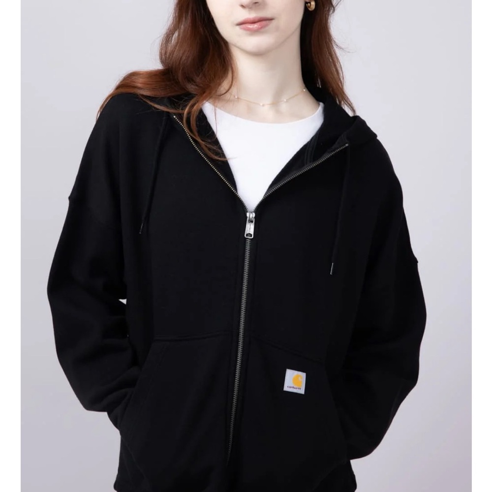 Carhartt Women's Black Zip Up Hoodie